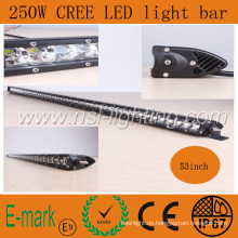 53inch New Item 250W CREE LED Light Bar, Spot Flood Combo 5W X 25PCS Auto Auto Truck 4X4 Jeep Offroad Driving Nebelkopf Arbeitslampe NSL-25050m-250W IP67 CE RoHS